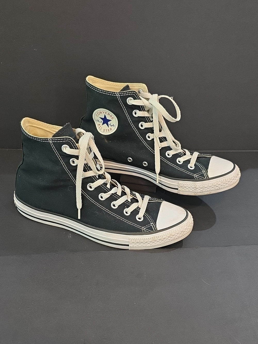 Converse All Star Black & White High Top Sneakers Women's Size 10.5